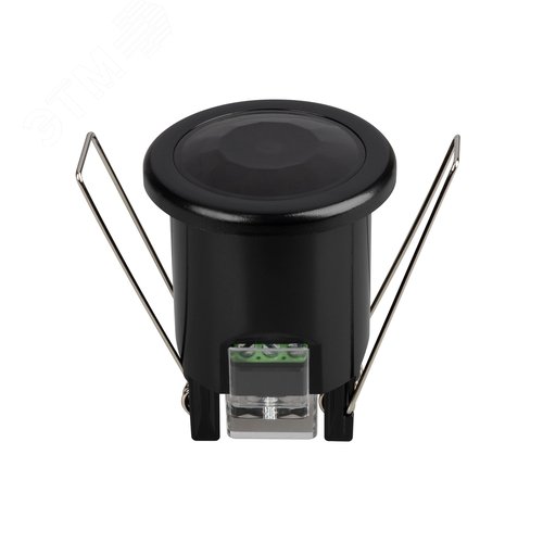 Датчик движения NAVE-PIR-BUILT-R50-400W-BK (230V, 1.7A, MINI, IP20) Пластик, 5 лет