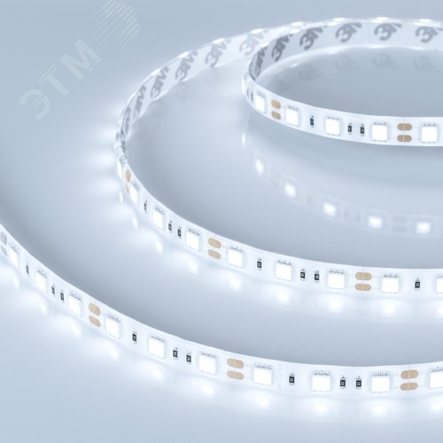 Лента светодиодная 14,4 Вт/м 12В IP65 6000K 60LED/м RT/RTW-B60-10-13mm SMD 5060 5 м