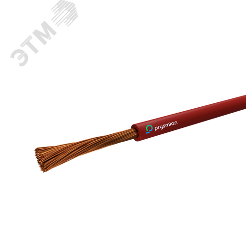 Провод силовой установочный ПуГВнг(А)-LS 1х1,5 (100м) красный