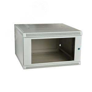 Шкаф телекоммуникационный настенный разборный 9U 600x550 ШТ-НСр-9U-600-550-С дверь стекло