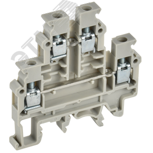 ARMAFIX Клемма винтовая CTS-ML 2 ур. 4мм2 серая IEK