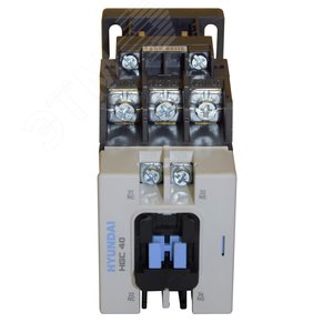 Магнитный Контактор HGC40 11NS X220 40А 18.5 кВт при АС3 (380-440В) кат. 220В АС 1НО+1НЗ