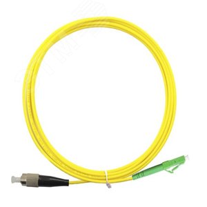 Патч-корд оптический simplex 25м LC/APC-FC/UPC 9/125 sm LSZH