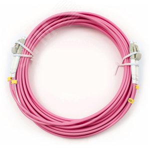 Патч-корд оптический duplex 5м LC-LC 50/125MM OM4 LSZH