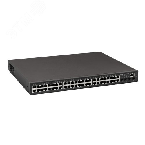 Коммутатор управляемый L2+ 52 порта RJ45/SFP 10 100 1000 Мб/с PoE+ 800Вт