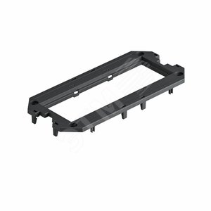 Накладка монтажной коробки UT3 для 3xModul45 165x76 мм (полиамид,черный)