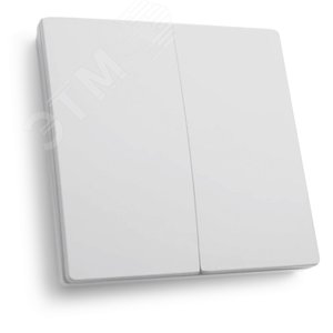 Выключатель дистанционного управления 230V 500W двухклавишный, белый, Feron