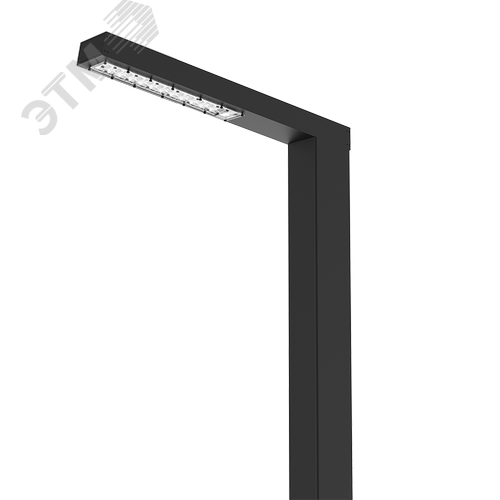 Система осветительная парковый Glight 60 Вт Urban 4000K RAL9005 черный 8000 мм DALI