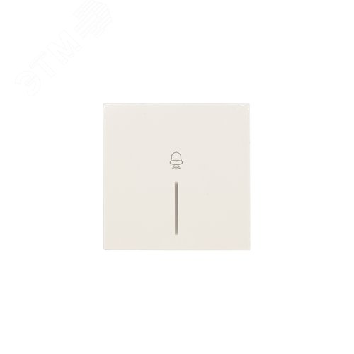 ZIMA Кнопка звонка с подсветкой, 10 А, механизм, слоновая кость Lezard 704-9088-108QC