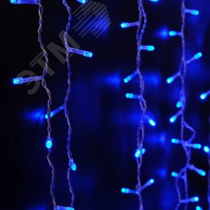 Гирлянда Занавес световой 625LED 2.5х1.5м уличный синий