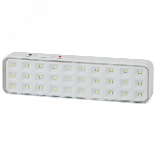 Светильник светодиодный аварийный непостоянный DBA-102-0-20 30LED 5ч IP20 выход (40/1920)