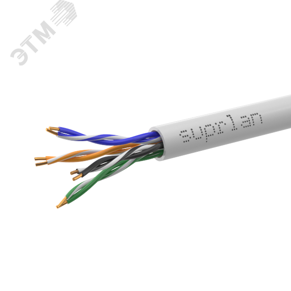 Витая пара U/UTP кат 5e 4x2xAWG24 Standart Cu PVC IN 305м