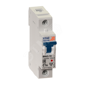 Выключатель нагрузки 1П 63А 400В OptiDin BM63P-163-УХЛ3 (ВМ63Р)