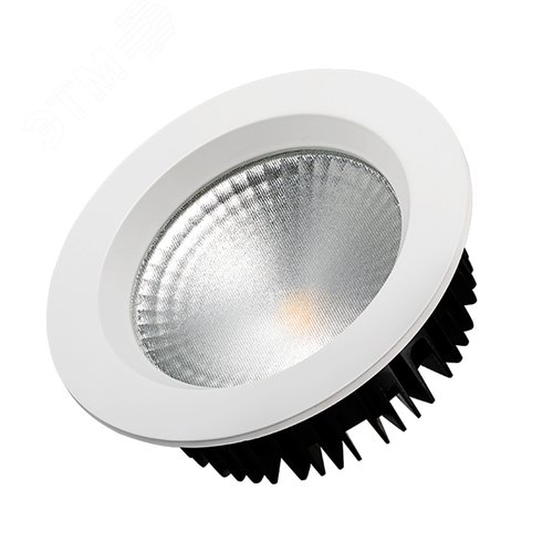 Светильник светодиодный LTD-145WH-FROST-16W Day White 110 deg IP44 металл 3 года