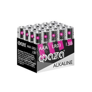 Элемент питания LR03 (AAA) алкалиновая  Alkaline  Pack-20