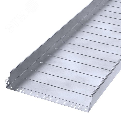 Лоток неперфорированный Профи INOX (AISI 316) 600х100x6000 (1,0 мм) (12 м/уп)