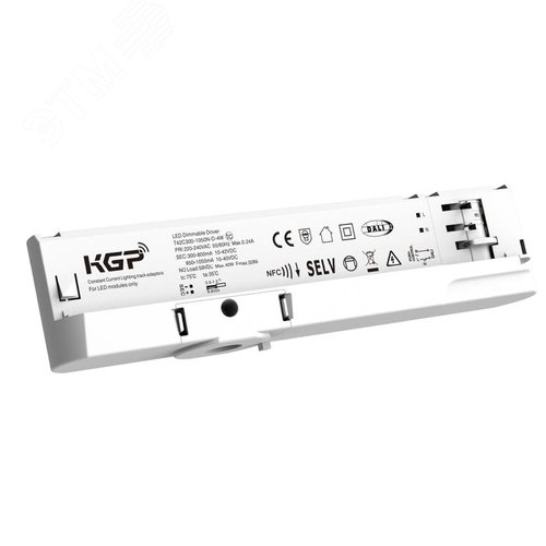 Блок питания для трековых систем ARJ-TR-42-PFC-DALI2-PD-NFC-WH (42W, 10-42V, 0.3-1.05 A, 4TR) (ARL, IP20, пластик, 5 лет)