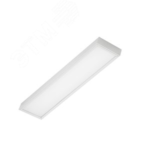 Светильник светодиодный ДВО/ДПО-32w 3600лм 4000К opal-sand IP20 с БАП на 1 час