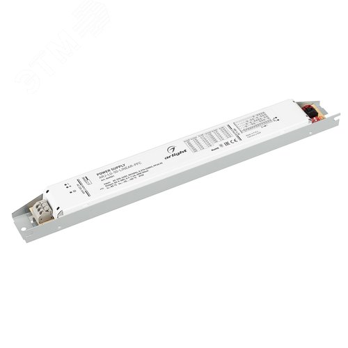 Блок питания ARJ-LG-50-LINEAR-PFC (50W, 9-58V, 0.7-1.4A) (ARL, драйвер для светодиодов и светильников, IP20 металл, 5 лет)