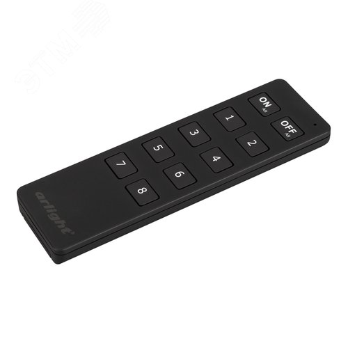 Пульт SMART-R8-DIM 8 зон, 2.4G ARL, IP20 пластик, 5 лет