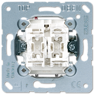 Выключатель 2-клавишный. Механизм. 10A 250V