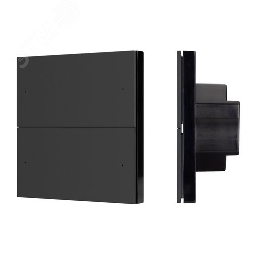 Панель кнопочная INTELLIGENT ARLIGHT SMART DALI-301-22-4K-D2-IN Black BUS, Frameless, IP20, пластик, 5 лет