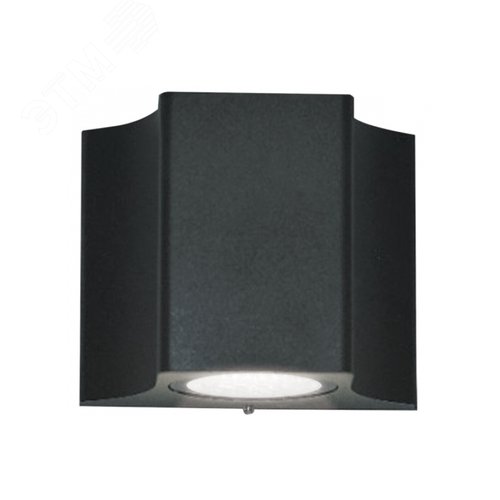 Светильник светодиодный уличный. Архитектурный накладной. ULU-S24A-5W/4000K IP65 BLACK (4000K). Корпус черный