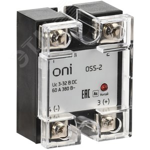 Реле твердотельное OSS-2 60А 380В AC 3-32В DC