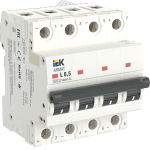 ARMAT Автоматический выключатель M06N-DC 4P K 2А IEK