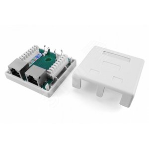 Розетка компьютерная RJ-45(8P8C) кат 6 экранированная