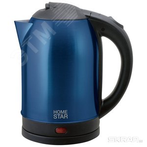Чайник стальной HS-1009 blue на 1.8 л, цвет синий