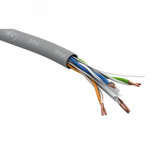 Кабель витая пара U/UTP 4x2x23 AWG Cat 6 CU PVC 305м U-4-PVC-6