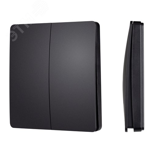 Панель управления кнопочная INTELLIGENT ARLIGHT KINETIC-801-22-2G-WP-SUF Black (No battery, IP67, 433Mhz) (IARL, IP67 пластик, 3 года)