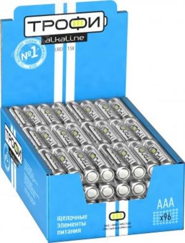 Батарейка Трофи LR03-4S promo-box ENERGY POWER Alkaline (96/384/36864)