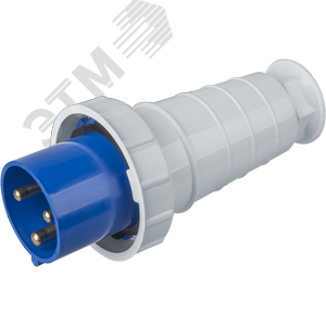 Вилка NCA-SR033-63-220 переносная 63А 2P+PE IP54