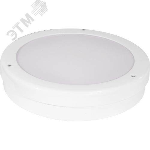 Светильник светодиодный ДПО-27Вт, Sonet LED-02 IP54, 2550 лм, 4000К, ?260х60 мм, накладной, корпус Al, опал