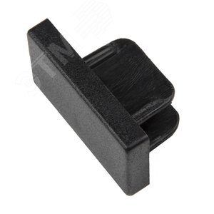 Заглушка торцевая типа G UFB-Q122 C21 BLACK 1 POLYBAG Черная