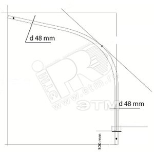 Кронштейн К1К-2,0-2,0-К165/108-0,048-ц