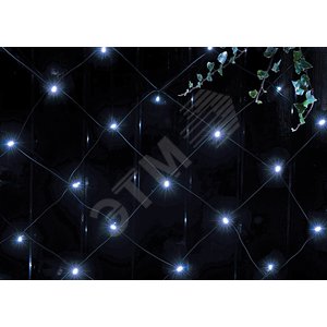 Сеть 150 LED на солнечной батарее холодный свет 2м*1,35м ERASS024-15