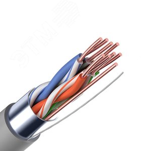 Витая пара MID FTP 4-CAT5e IN 305 м, серый