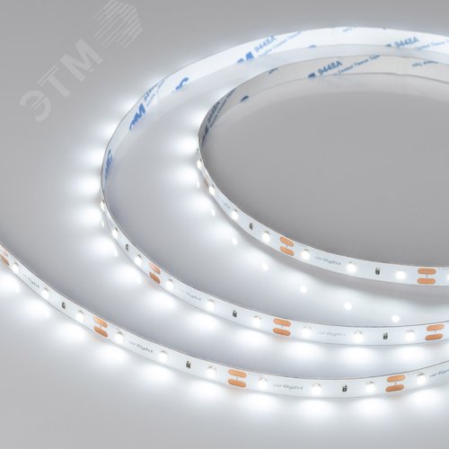 Лента светодиодная 4,8 Вт/м 12В IP20 6000K 60LED/м NT-A60-8mm SMD 3528 5 м