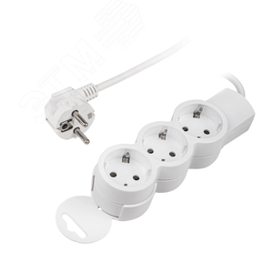 Удлинитель бытовой ФАZА FG-03-300 3x3,0 с заземлением, 10А