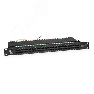 Патч-панель IDC 19' (1U), 50 портов RJ-45, Dual IDC (телефонная раскладка)
