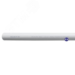 Труба полипропиленовая 50x8.3 SDR 6 PN 20 PPR белая, хлыст 4м