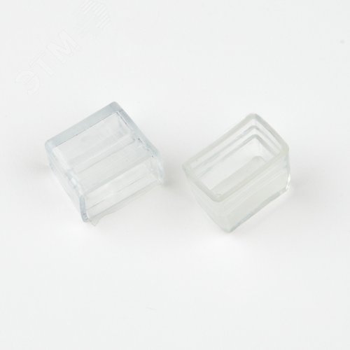 Зажим изолирующий UCW-N01 CLEAR 025 POLYBAG заглушка для светодиодных лент ULS-N01 NEON 12В, 6x12мм, прозрачный цвет, 1 уп - 25 шт