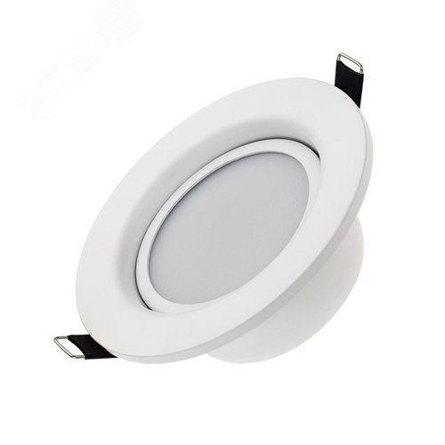 Светильник светодиодный LTD-80WH 9W Day White 120deg IP40 металл 3 года