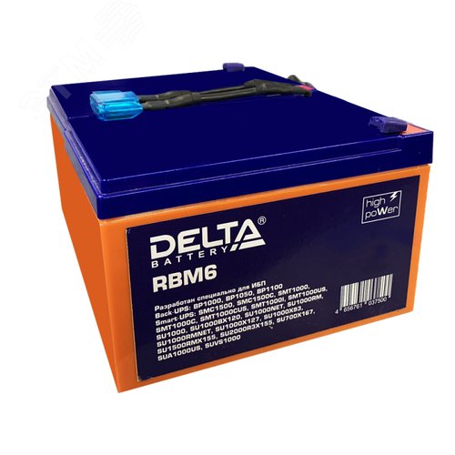 Батарейный модуль Delta RBM6