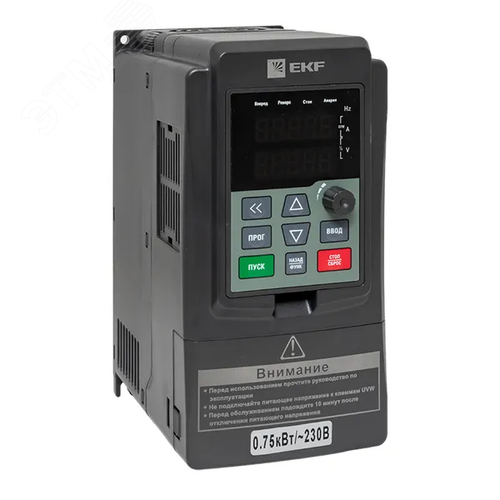Преобразователь частоты 0.75/1.5кВт 1х230В VECTOR-100