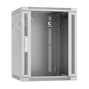 Шкаф телекоммуникационный настенный разобранный 19дюймов 15U 600x600x769mm (ШхГхВ) дверь стекло