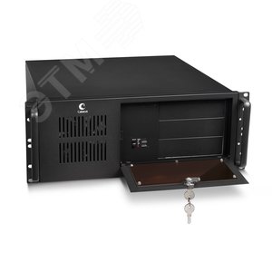Корпус cерверный 19' 4U, RM (ДxШxВ)мм: 450x430x177, 3x5.25'+1x3.5'+8x3.5'HDD, без блока питания